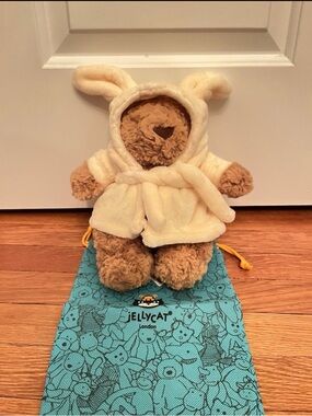 Jellycat Bartholomew Bear Bathrobe - New With Tags